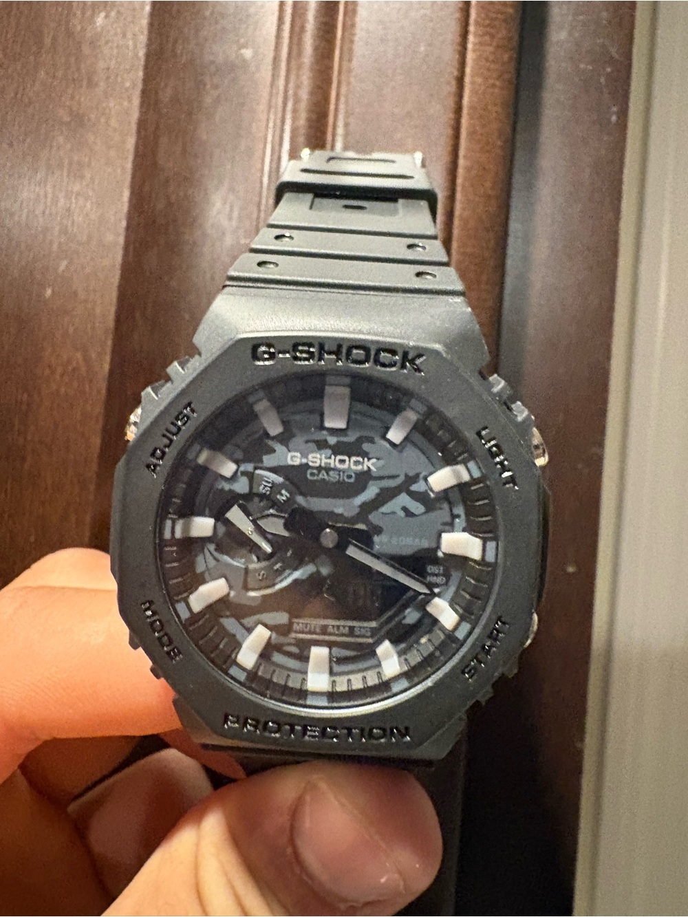 Casio G-Shock Black Camouflage Resin Sport Watch